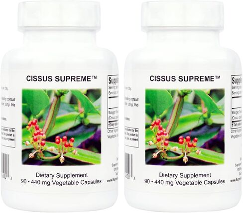 Supreme Nutrition Cissus Supreme، 90 كبسولة نباتية نقية مجنحة من تريبين in Kuwait