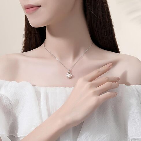Christmas Gifts For Daughter In Law Necklace 925 Sterling Silver Daughter In Law Gifts From Mother In Law Birthday Gifts With Message Card &Gift Box in Kuwait