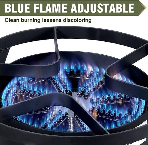 Bestfire Propane Burner, Single Propane Stove, Windproof Gas Stove for Outdoor Cooking, Portable Gaming Stove with Piezo Ignition, Includes Carrying Bag in Kuwait