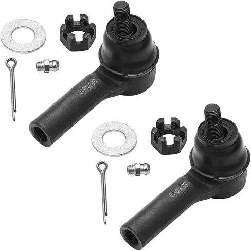 Detroit Axle - Front 6pc Tie Rods Kit for 2007-2011 Honda CR-V [Japan Built] 4 Outer and Inner Tie Rods 2 Rack and Pinion Tie Rod Boots 2008 2009 2010 Replacement in Saudi Arabia