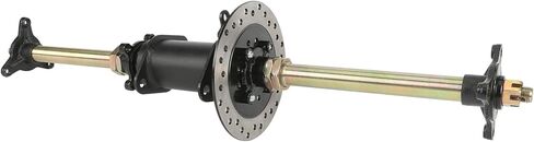 710mm 28in Rear Axle Complete Kit Wheels Brake Sprocket Hub for Go Kart ATV Quad 110 125cc 150cc in Saudi Arabia