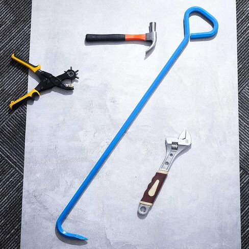 2 Pcs Manhole Cover Hook 36 Inch with 5/8" Hex Alloy Steel Rigid Heavy Duty Manhole Cover Lifter Versatile Lift Storm Drain Grate Manhole Hook Tool with Inline Handle for Lid Puller Moving in Saudi Arabia