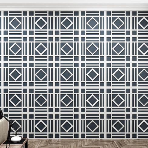 Birdeco MDF لوحة حائط مزخرفة لتغطية 23.6 × 23.6 بوصة مع MDF غير معبأ 8 مم، ألواح حائط خشبية للمطبخ، الحمام، غرفة النوم، غرفة المعيشة، غرفة الطعام، المكتب، ديكور المنزل in Saudi Arabia