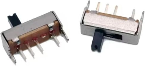 10Pcs SS13D07G4 SS13D07 2MM 3MM 4MM 5MM 3 Position SPDT 1P3T 6 Pin PCB Panel Mini Vertical Slide Switch SS13D07VG4(Handle 3MM) in Saudi Arabia
