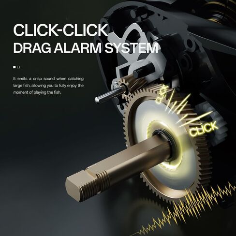 Fishing Baitcasting Reel, Baitcaster Fishing Reels with 18+1BB Stainless Steel Ball Bearings,Magnetic Braking System for Fishing Saltwater Freshwater, Available in 7.1: 1 in Kuwait