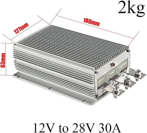 1pc Step Up Module 12V to 28V 30A 40A 50A 60A 100A Boost Converter 12 Volt to 28 Volt 10-18V(12V to 28V 40A) in Saudi Arabia