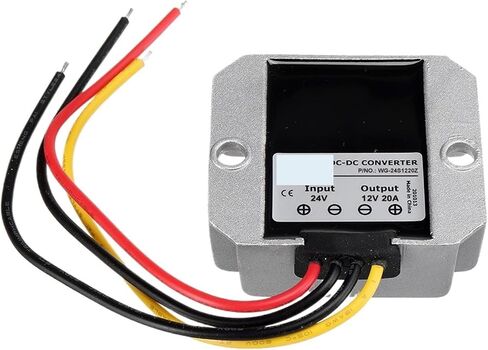 1pc 24V to 12V Converter Step Down 24V 12V Waterproof Module 1A -60A Module Converter Output 12V Voltage(20A_12V) in Saudi Arabia