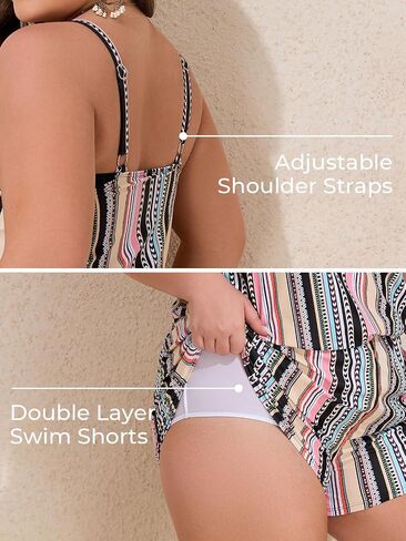 Summer Mae Plus Size Swim Romper Women One Piece Swimsuit Blouson Bathing Suit with Pockets 2025 Modest Swimwear in Saudi Arabia