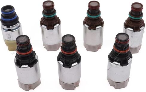 6R80 مجموعة صمامات مربع التلقائي التلقائي مجموعة صمامات ملفوفات الملفات اللولبية 7 PCS متوافقة مع أجزاء صندوق التروس in Kuwait