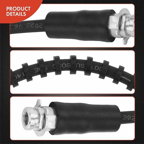 A-Premium Front Brake Hydraulic Hose Compatible with Dodge, Chrysler, Ram and Volkswagen Models - Grand Caravan 2008-2012 2018-2020, Town & Country 2008-2012, C/V 2012 2015, Routan 2009-2014, 2-PCs in Saudi Arabia