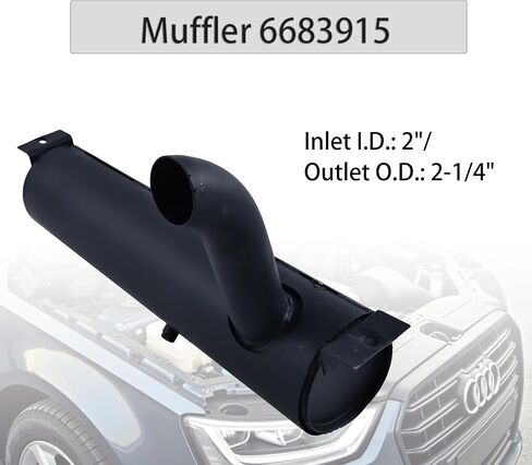 6683915 Muffler Compatible With Bobcat S150 S160 S175 S185 S205 T180 T190 in Saudi Arabia