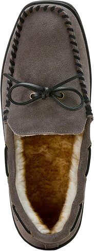 ARIAT Men's Indoor/Outdoor Warm Comfortable Harrison Moccasin Slippers with Genuine Suede Leather Upper in Saudi Arabia
