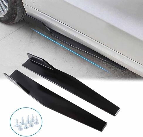 Spoiler Splitter Body Glossy Black Fit for 2009-2020 Ni-ssan Altima Front Rear Bumper Lip Kit Side Skirt Universal Fit in Saudi Arabia