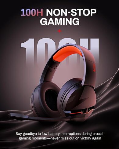 Acer PS5 Headset | Non-Stop 100H Battery | Dynamic 50mm Drivers | Clear Voice Mic | Bluetooth5.3, 3.5mm | Gaming Headphones for PC, Meeting, Music, PS4 Headset& Wireless Gaming Headset - White in Kuwait