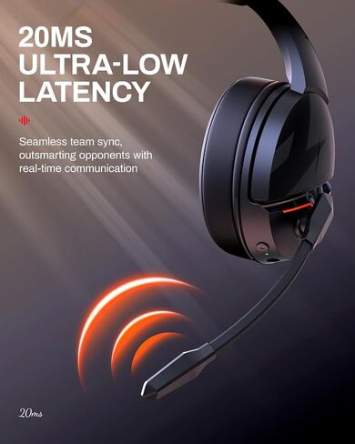 Acer PS5 Headset | Non-Stop 100H Battery | Dynamic 50mm Drivers | Clear Voice Mic | Bluetooth5.3, 3.5mm | Gaming Headphones for PC, Meeting, Music, PS4 Headset& Wireless Gaming Headset - White in Kuwait