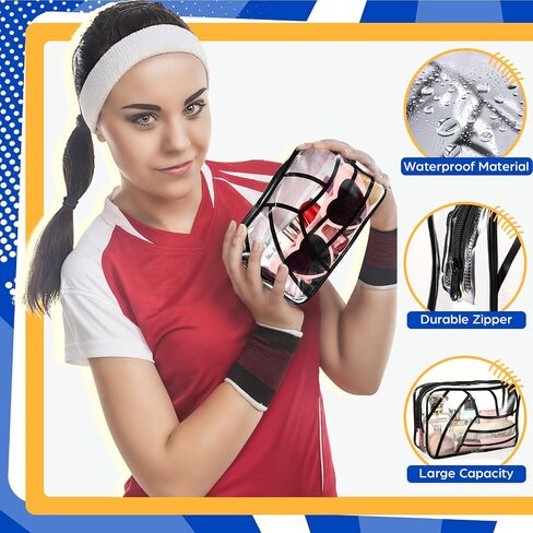 Druginary 12 PCS Softball Team Gifts Cosmetics Goodie Bag PVC Clear Portable Makeup Bags Organizer 7 × 4.3 × 2.4 '' in Kuwait
