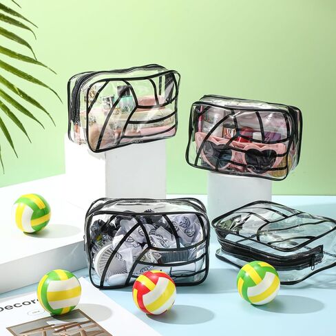 Druginary 12 PCS Softball Team Gifts Cosmetics Goodie Bag PVC Clear Portable Makeup Bags Organizer 7 × 4.3 × 2.4 '' in Kuwait