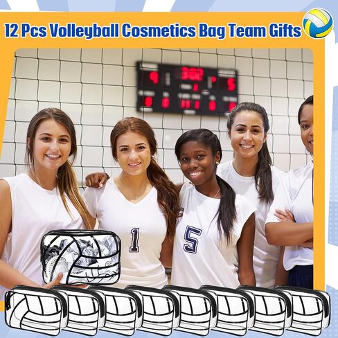 Druginary 12 PCS Softball Team Gifts Cosmetics Goodie Bag PVC Clear Portable Makeup Bags Organizer 7 × 4.3 × 2.4 '' in Kuwait