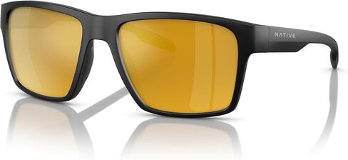Native Man Sunglasses Matte Smoke Crystal Frame, Blue Lenses, 56MM in Saudi Arabia