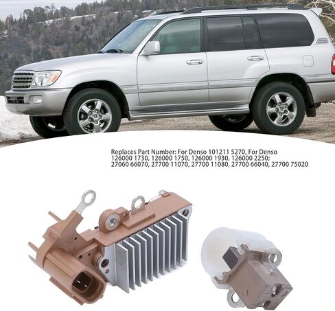 طقم حامل فرشاة الجهد المولد ، تبديد حرارة جيد 27700 11070 أداء مستقر لـ LX450 4.5L 1996 1997 in Saudi Arabia