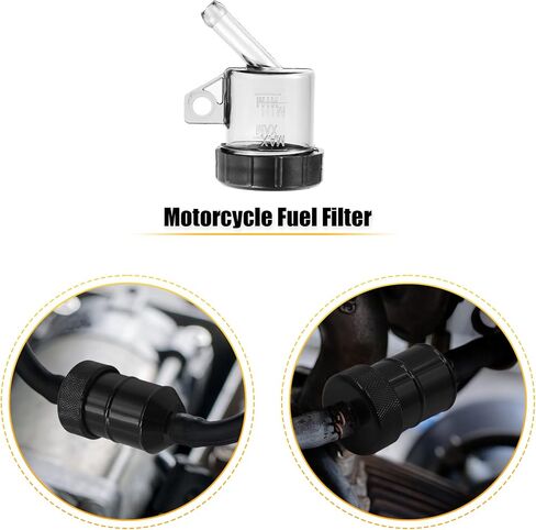 X AutoHaux Universal Motorcycle ATV Master Cylinder Master Cylinder Servoir Brake Brake Brake Cant Cup for Scooter ATV for Honda for Yamaha for Kawasaki Black in Saudi Arabia