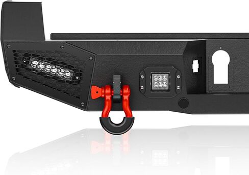 for Tacoma 3rd Gen Stubby Front Bumper and Rear Bumper Compatible with 2016-2023 Toyota Tacoma with Winch Plate, License Plate Bracket, Sensor Holes, LED Lights, Mesh Paintable Armor & D-rings in Saudi Arabia