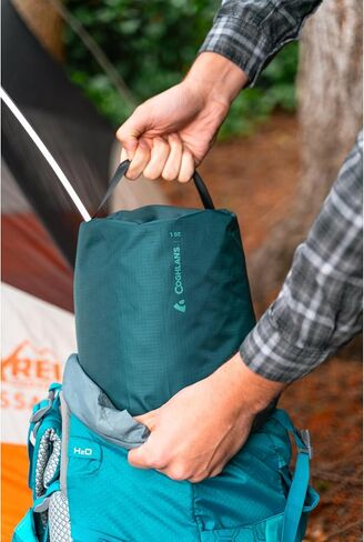 Coghlan's Stuff Bag 10L - Portable Drawstring Storage Sack for Camping, Travel, Gear Organization - Lightweight, Water-Resistant Ripstop Fabric Outdoor Storage Sack for Backpacking, Hiking,and More in Kuwait