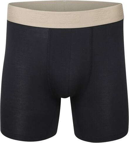New Balance Men's Ultra Smooth Microfiber Lightweight Breathable Performance Boxer Brief Underwear (4 Pack) in Saudi Arabia