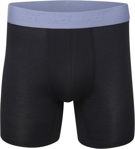 New Balance Men's Ultra Smooth Microfiber Lightweight Breathable Performance Boxer Brief Underwear (4 Pack) in Saudi Arabia