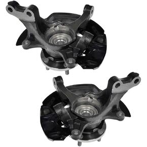 AutoShack Front Steering Knuckle for 2004-2006 Toyota Camry 2.4L FWD | Driver & Passenger Side | 5-Lug | Wheel Bearing Hub Assembly Replacement KN798400PR in Saudi Arabia