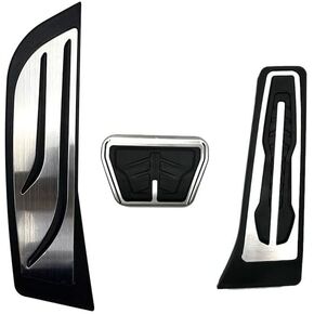 RHD Gas Brake Foot Pedal Cover Kit for BMW X3 X4 X5 X6 2 3 4 5 6 7 Series G20 F30 G30 G11 G01 G02 G05 F15 F16 F22 F25(Black-A) in Saudi Arabia