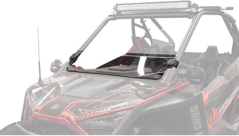 TUSK القابل للإزالة نصف الزجاج الأمامي واضح ل POROLIS RZR PRO XP PREMIUM 2020-2022 in Saudi Arabia