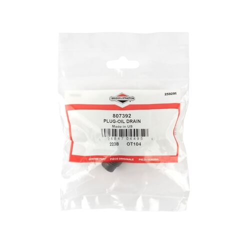 Briggs & Stratton Briggs Plug-Oil Drain 807392 Engine Parts in Saudi Arabia