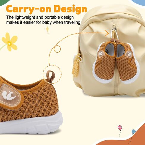 Feetcity Baby Shoes Boys Girls First Walking Shoes Shies Sneakers Lightweight Slip on Shoe in Kuwait