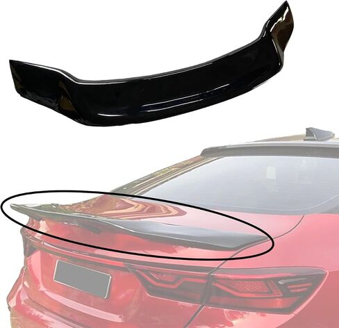 Rear Spoiler Wing Rear Trunk Spoiler Wing Compatible with Kia Forte K3 2019-2023 (Glossy Black) in Saudi Arabia