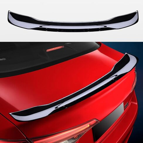 Spoiler for Civic Sedan 2025-2022 Without Drilling ABS Rear Trunk Spoiler Wing for Civic Sedan Hybrid (Glossy Black) in Saudi Arabia