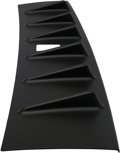 Roof Spoiler Compatible with 2008-2017 Mitsubishi Lancer Sedan 4 Door (Except EVO/Hatchback), Unpainted Black ABS Wind Rear Spoiler Wing by IKON MOTORSPORTS, 2009 2010 2011 2012 2013 2014 2015 in Saudi Arabia