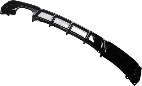 NINTE Rear Diffuser fit for 2012-2018 BMW 3 Series F30 F31 M Sport Bumper Gloss Black Left Single Exhaust Rear Bumper Lip in Kuwait