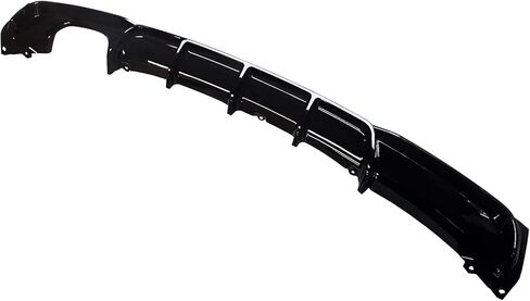 NINTE Rear Diffuser fit for 2012-2018 BMW 3 Series F30 F31 M Sport Bumper Gloss Black Left Single Exhaust Rear Bumper Lip in Kuwait