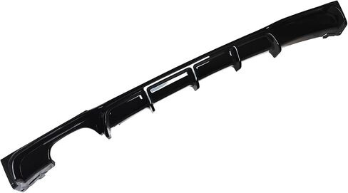 NINTE Rear Diffuser fit for 2012-2018 BMW 3 Series F30 F31 M Sport Bumper Gloss Black Left Single Exhaust Rear Bumper Lip in Kuwait