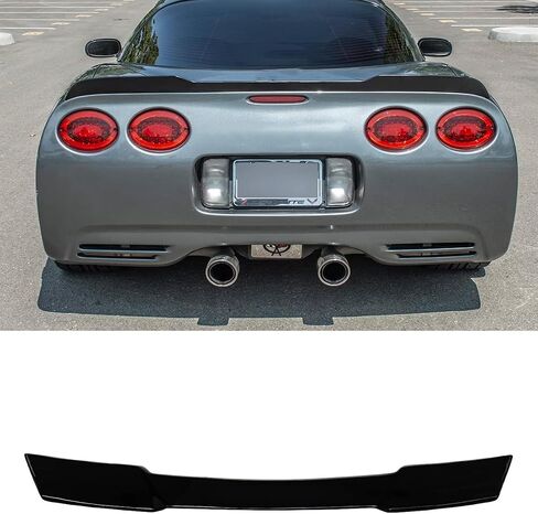 Rear Trunk Lid Spoiler Wing Fit for Chevrolet Corvette C5 1997-2004, ZR1 Extended Style Rear Trunk Wing Carbon Fiber Style in Kuwait