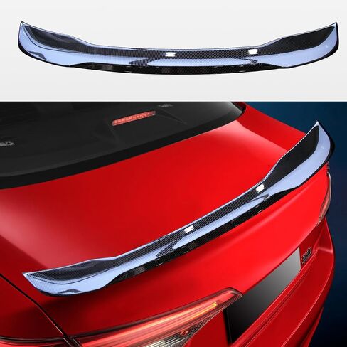 Spoiler for Civic Sedan 2025-2022 Without Drilling ABS Rear Trunk Spoiler Wing for Civic Sedan Hybrid (Glossy Black) in Saudi Arabia