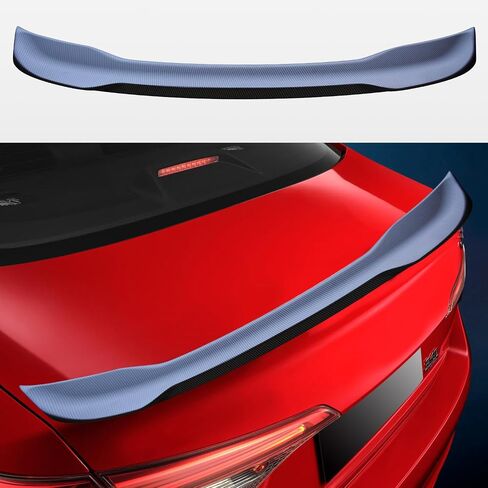 Spoiler for Civic Sedan 2025-2022 Without Drilling ABS Rear Trunk Spoiler Wing for Civic Sedan Hybrid (Glossy Black) in Saudi Arabia