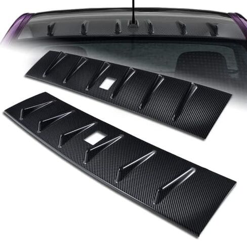 Vortex Shark Fin Rear Roof Spoiler Wing Compatible with 2008-2016 Mitsubishi Lancer EVO X, 2009 2010 2011 2012 2013 2014 2015 (Glossy Black) in Saudi Arabia