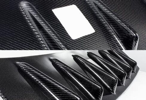 Vortex Shark Fin Rear Roof Spoiler Wing Compatible with 2008-2016 Mitsubishi Lancer EVO X, 2009 2010 2011 2012 2013 2014 2015 (Glossy Black) in Saudi Arabia