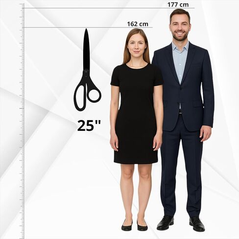 Big Grand Opening Kit - 20 Inch Large Gold Scissors for Grand Opening Ceremonies and Silver Satin Ribbon For Business Inaugurations and Special Events in Kuwait