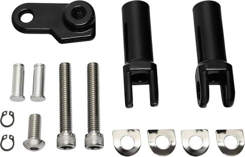 TCMT Rear Passenger Footpeg W/Mount Kit Fit For Harley Softail Slim FLS 2012-2017 Softail Slim S FLSS 2016-2017 Cross Bones FLSTSB 2008-2011 Replaces For 50932-08 in Saudi Arabia