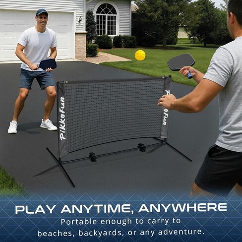 شبكة مدمجة بطول 5 أقدام من Pickleball Dink للتدريب، للاستخدام الداخلي والخارجي، ارتفاع تنظيم 3 أقدام، تجميع سريع، متينة ومقاومة للطقس - أخضر in Saudi Arabia