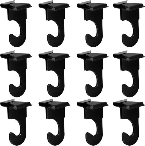 12 قطعة من خطافات السقف المتدلية، مشابك مسار من سبيكة الزنك البيضاء على شكل حرف T، خطافات تعليق السقف المعلقة، خطافات بلاط السقف عالية التحمل لتعليق النباتات، ديكورات المنزل والمكتب والفصول الدراسية in Kuwait