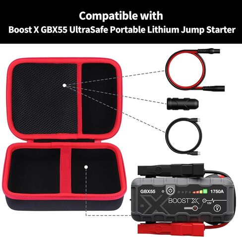 حالة التخزين متوافقة مع Boost x GBX55 Ultrasafe Lithium Lithium Jump Starter Batoster Buoster Pack in Kuwait